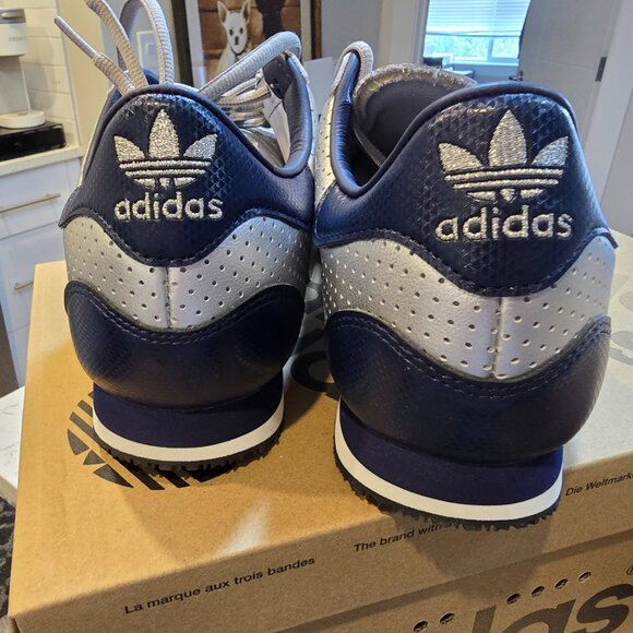 Adidas Originals Galaxy OG Silver Metallic/Night Indigo Shoes JR1614 MENS SZ 10 - Picture 5 of 14